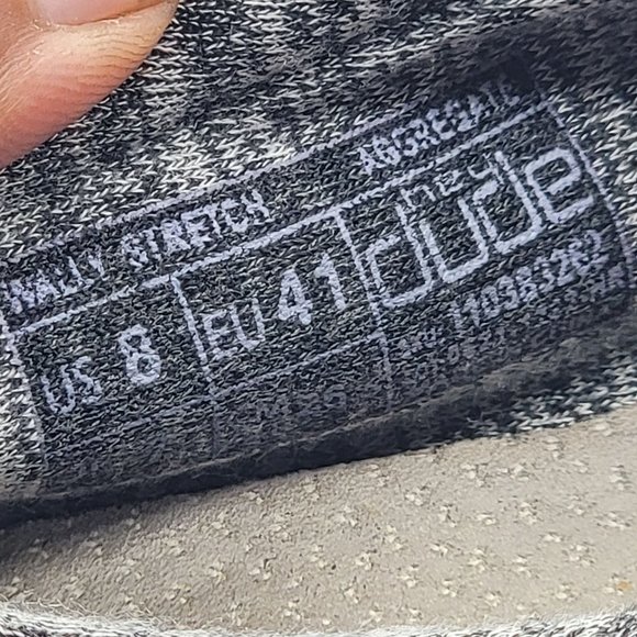 Hey Dude Wally Stretch Mens 8 Gray Slip on Loafer Shoes Casual Comfort - Picture 9 of 13